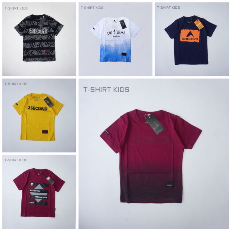 เสื้อยืดแขนสั้น ลาย 3SECOND THREE SECOND สําหรับเด็กอายุ 1-3 ปี