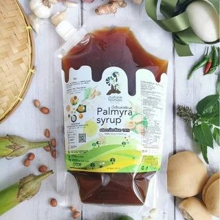 น้ำเชื่อมน้ำตาลโตนด100%เข้มข้น ถุงรีฟิล 1500 กรัม