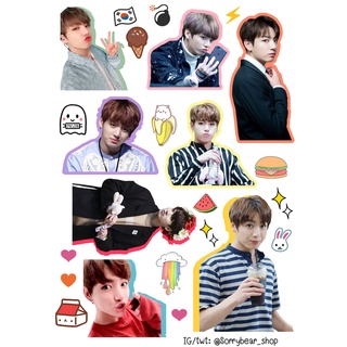 ฺBTS Sticker Die-Cut สติ๊กเกอร์ ไดคัท กันนน้ำ