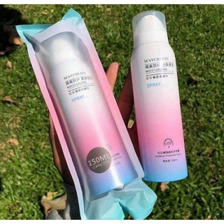 สเปรย์กันแดดขวดขาวชมพูM'AYCREATE SPF PA ++(1ขวด)