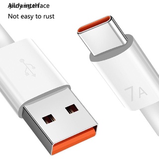 Pufang สายชาร์จ USB Type C 7A 100W ชาร์จเร็วมาก สําหรับ Huawei Xiaomi Samsung