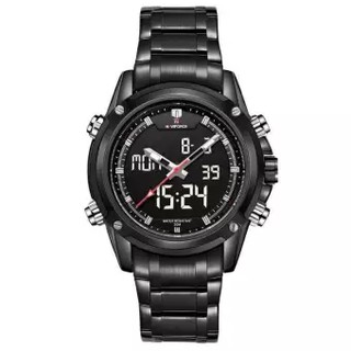 NAVIFORCE WATCH นาฬิกาข้อมือผู้ชาย เครื่องญี่ปุ่น กันน้ำ100% สายแสตนเลสแท้ รุ่น NF9050BW