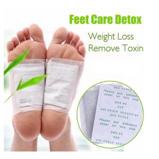 Kinoki Detox Foot Pad แผ่นแปะเท้า แผ่นแปะเท้าดูดสารพิษ แผ่นดีท๊อกซ์เท้า แผ่นแปะเท้าสมุนไพร ช่วยล้างสารพิษ