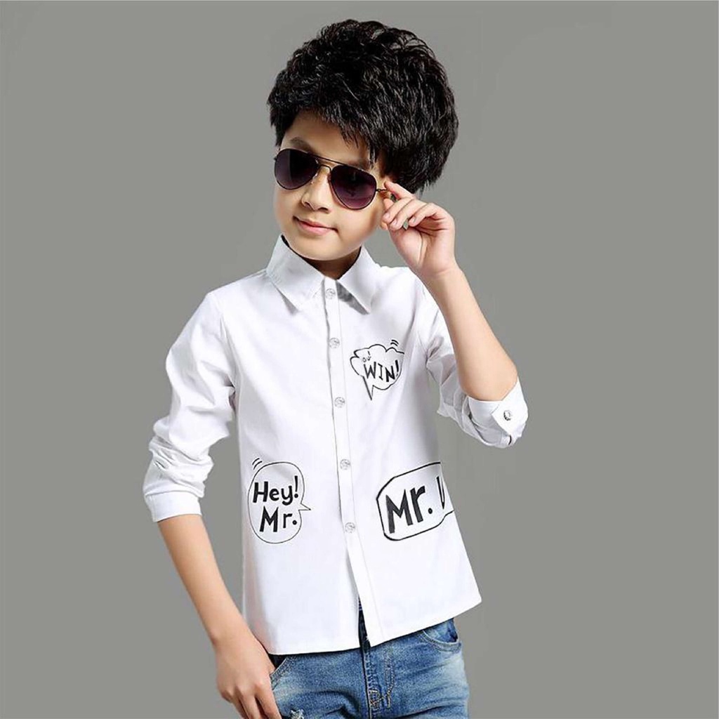 KEMEJA BB//KIDS SHIRT//WIN/KIDS FASHION LONG SLEEVE/คุณภาพดี//REAL PICKT