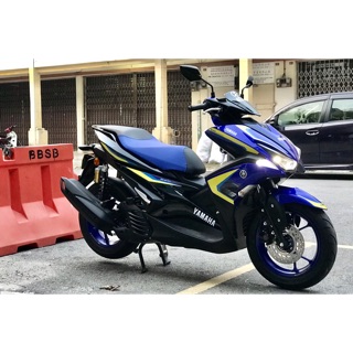 สติกเกอร์ BODY DECAL COVERSET KHAS KELUARAN BIRU GP2019. อะไหล่อุปกรณ์เสริม สําหรับรถจักรยานยนต์ YAMAHA NVX AEROX