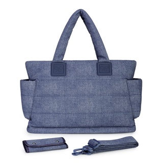 CiPU กระเป๋าคุณแม่ | กระเป๋าใส่ของเด็กอ่อน รุ่น AIRY Tote L สี Denim Blue