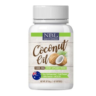 น้ำมันมะพร้าว นูโบลิค NBL coconut oil 60เม็ด