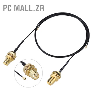 Pc Mall.Zr 2ชิ้น/ชุด Wifi Ipex4 To Rp-Sma Male Ngff/ M. 2 สายเคเบิ้ลเชื่อมต่อ 31ซม.