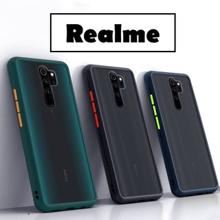 เคสขอบสี เคส Realme C3 realme 5 5i 5s 6 6i 6pro C11 C17 เคสเรียวมี เคสกันกระแทก เคสโทรศัพท์ เคสมือถือ เคสแข็ง case