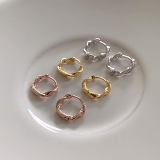 ราคา[วันนี้ ! ใส่โค้ด FBSMAY15DD13 ลด 15%]A.piece ต่างหูเงินแท้ [all silver 925] wave earrings(296)