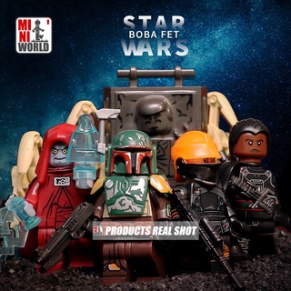 ของเล่นฟิกเกอร์ Star Wars Luke Skywalker Boba Fett Muff Gideon Dark Soldier Palpatine ขนาดเล็ก ของขวัญ KT1052