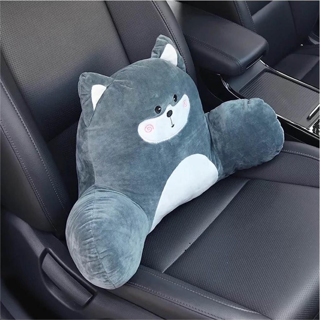 DUDEE เบาะรองหลังลายการ์ตูนสุดน่ารัก รองนั่งหรือหนุนนอน ลดอาการปวดเมื่อย ใยสังเคราะห์อัดแน่นนุ่น - รูปที่ 6