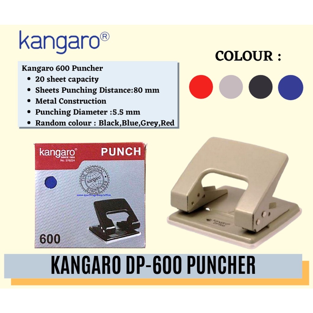 Kangaro Two Hole Punch DP-600