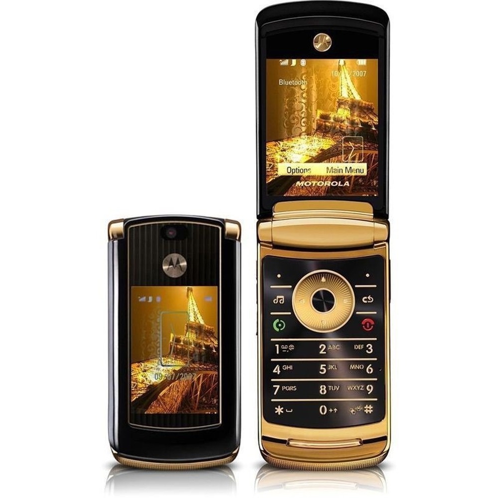 Motorola V8 โทรศัพท์ฝาพับ แบบบาง คลาสสิก GSM โทรศัพท์มือถือพื้นฐาน รองรับ COD