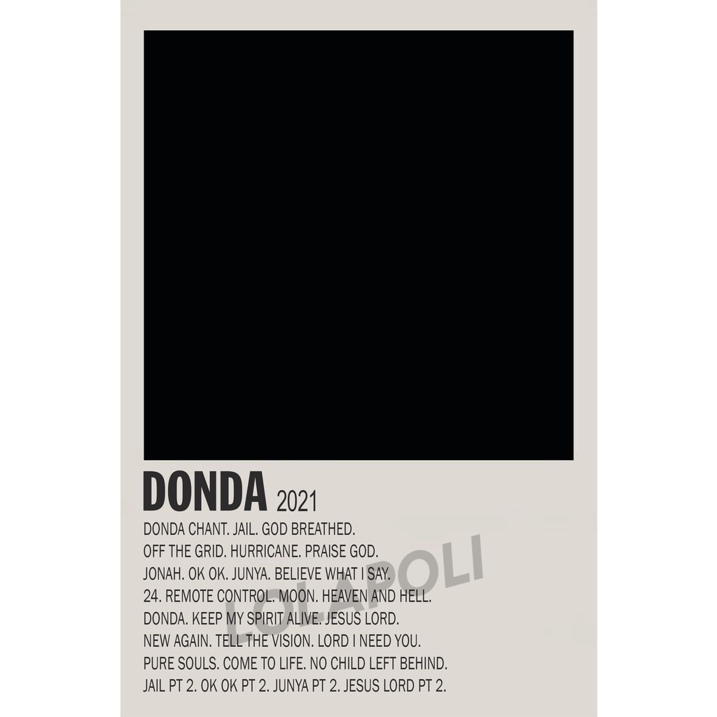 โปสเตอร์ปกอัลบั้ม Donda - Kanye West