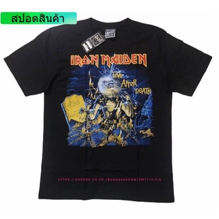 เสื้อวง Iron Maiden เสื้อยืด เสื้อวงร็อค Iron Maiden ผ้าฝ้ายแท้