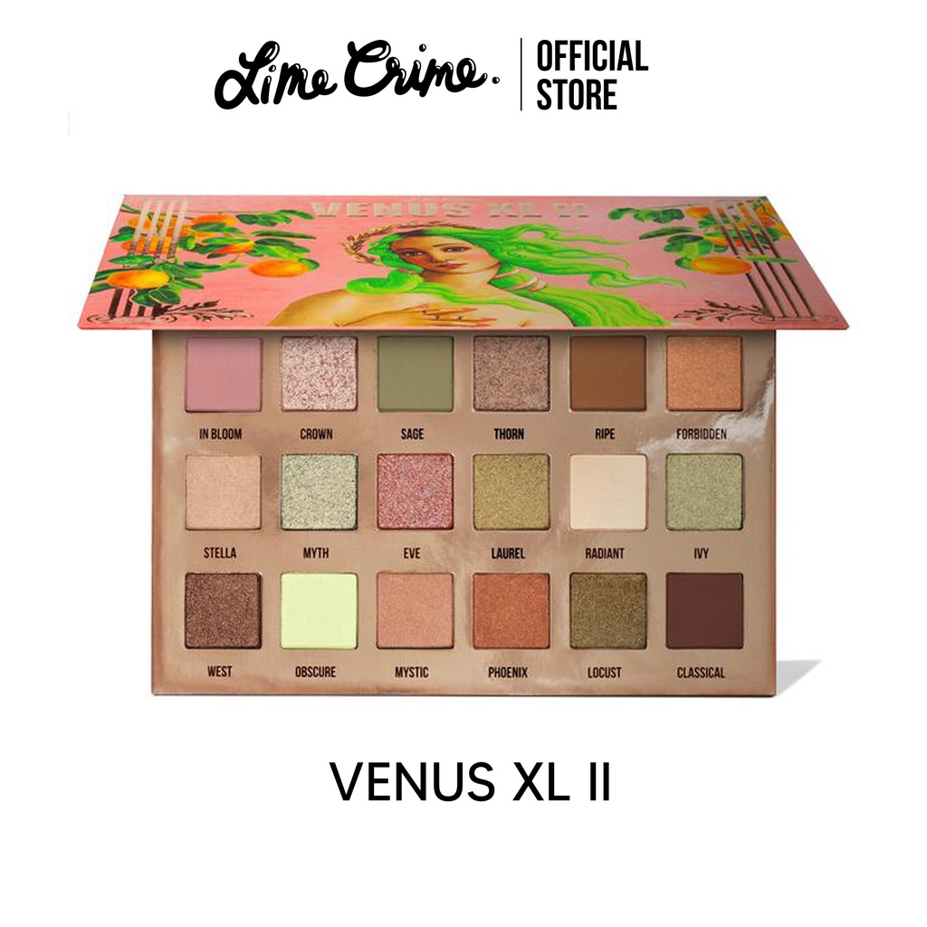 (Lot ผลิต 08/19) Lime Crime Venus Eyeshadow Palette  XL II By Lime Crime Thailand
