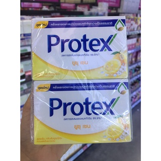 สูตรใหม่! Protex Yuzu Zen Soap (ปริมาณสุทธิ 65 กรัม X4 ก้อน) โพรเทคส์ ยูซุ เซน สบู่ผิวกาย ลดการสะสมแบคทีเรีย