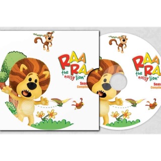 DVD Raa Raa the Noisy Lion การ์ตูนอนิเมชั่น สอนทักษะสังคม