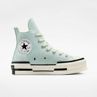 Converse รองเท้าผ้าใบผู้หญิง Chuck 70 Plus Seasonal Color Hi Blue | Aqua Mist/Egret/White ( A03537CU3BLXX )