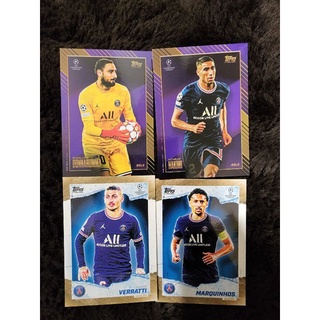 การ์ดฟุตบอล PSG กล่อง Topps UCL