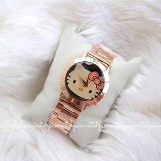 Hello kitty สายเลทพริ้งโกล แถมกล่องลายคิดตี้