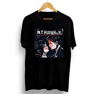 เสื้อยืดผ้าฝ้ายพิมพ์ลายคลาสสิก ใหม่ เสื้อยืดแขนสั้น พิมพ์ลาย My Chemical Romance Gerard Way สไตล์พังก์ร็อค สีดํา 15 แฟชั