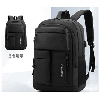 กระเป๋าใส่โน็ตบุ้ค Notebook bag มีช่อง USB ออก กันน้ำ ขนาด 45x30x20 cm Notebook bag with usb connect