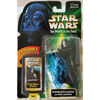 Star wars The Power of the Force POTF2 Flashback Emperor Palpatine 3.75"