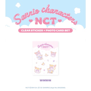 [NCT X SANRIO Collaboration] - Clear Sticker + Photo Card SET - WINWIN