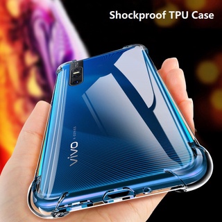 Casing เคสใส TPU กันกระแทก สำหรับ VIVO V15 S1 Pro V19 V9 V11 V21 Y20 Y12s Y11 Y12 Y15 Y17 Y19 Y30 Y50 Y71 Y81 Y91