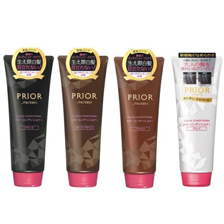 พร้อมส่ง SHISEIDO PRIOR COLOR CARE Shampoo / Conditioner ครีมนวดเปลี่ยนสีผม แชมพู
