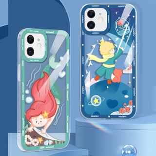 เคส Redmi Note 12 Pro+ 10 5G A1 11 Pro 5G 11S 10s 9s Redmi 12C 10C 9T 10 9 Pro 8 7 9A เคสนิ่มการ์ตูนนางฟ้าเทพนิยายกันกระแทก