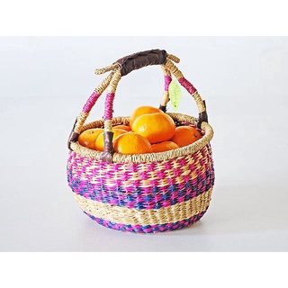 Weave Basket ตะกร้าหูหิ้วอเนกประสงค์ 18x18x30 cm