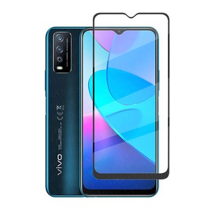 [รุ่นดีสุด] ฟิล์มกระจก Vivo Y21 Y31 Y12A Y12S Y11 Y19 Y17 Y15 Y12 (2019) Vivo V21 V21E V20 Pro Tempered Glass ฟิล์ม เต็มจอ ขอบโค้ง ไม่ดันเคส