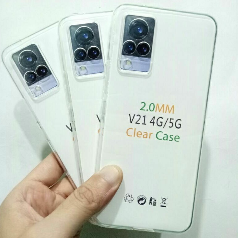 Vivo V21 5G Clear Case HD 2mm Softcase Clear Transparent Anti-Fungus Vivo V21 5G