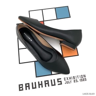 HaloBangkok รองเท้า Flat Shoes หนังไมโครไฟเบอร์ รุ่น LA4535