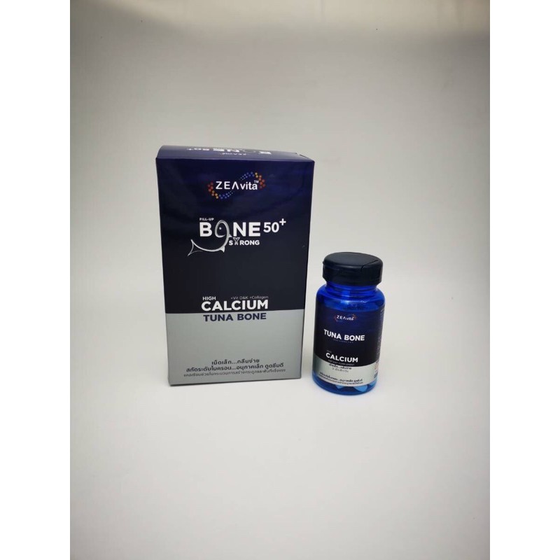 วิตามินแคลเซียม ZEAvita Tuna Bone Plus Vit D&K (60เม็ด)