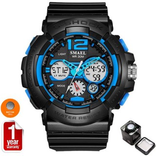 SMAEL นาฬิกาข้อมือผู้ชาย Sport Digital LED &amp; Analog สุดฮิต รุ่น SM1415