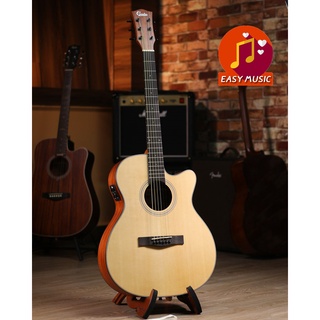 กีตาร์โปร่งไฟฟ้า Gusta OMCE II Acoustic-Electric Guitar