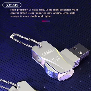 X-mars FD-04 แฟลชไดร์ฟ USB flash disk วัสดุโลหะ เก็บและโอนถ่ายข้อมูล ของแท้100% ประกัน