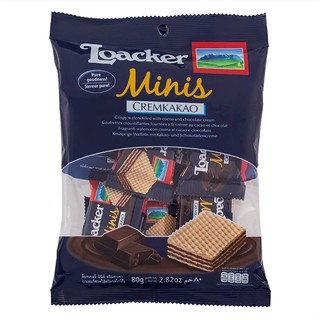 ล็อกเกอร์มินิครีมโกโก้เวเฟอร์ 80กรัม Locker Mini Cocoa Wafers 80g.