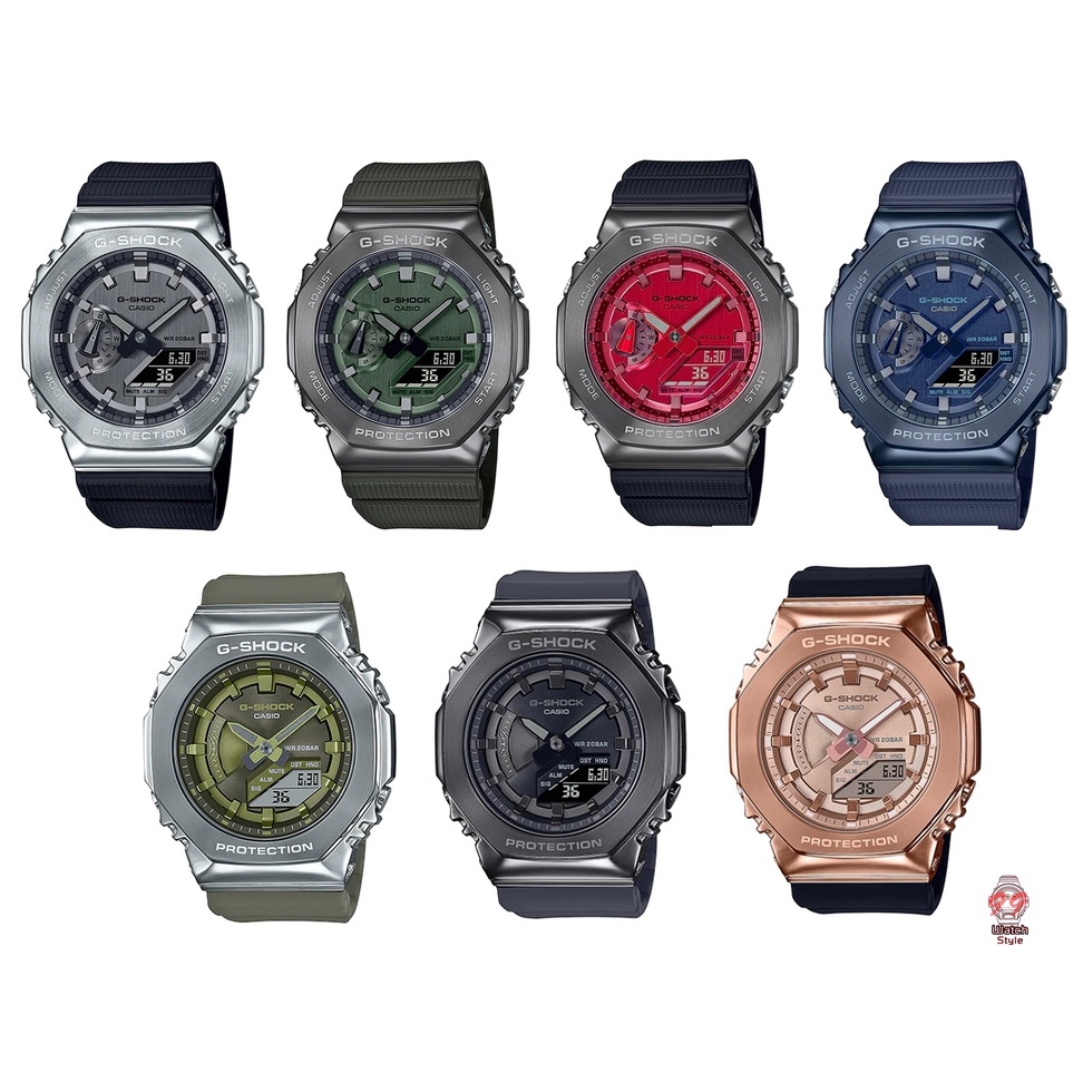 G-Shock/G-Shock Mini รุ่น GM-2100-1A,GM-2100B-3A,GM-2100B-4A,GM-2100N-2A,GM-S2100-3A,GM-S2100B-8A,GM