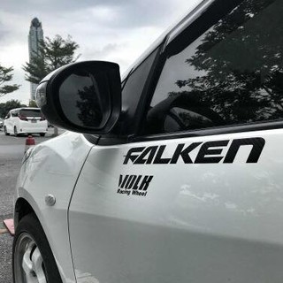 FALKEN 1 ชิ้น สติ๊กเกอร์แต่งรถ