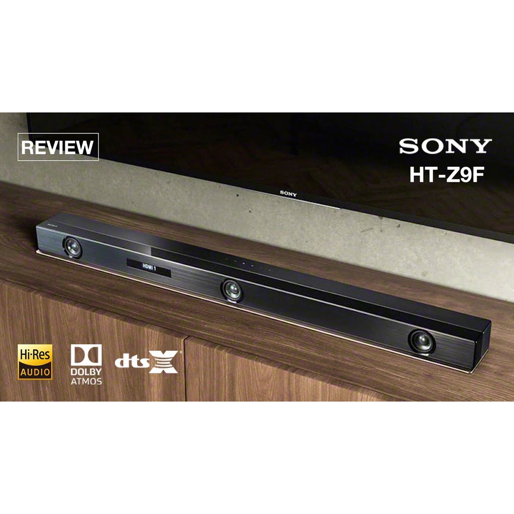 Sony Soundbar | HT-Z9F | 3.1ch Dolby Atmos® / DTS:X™ พร้อม Wi-Fi/เทคโนโลยี Bluetooth®  ราคาถูกกว่าซื