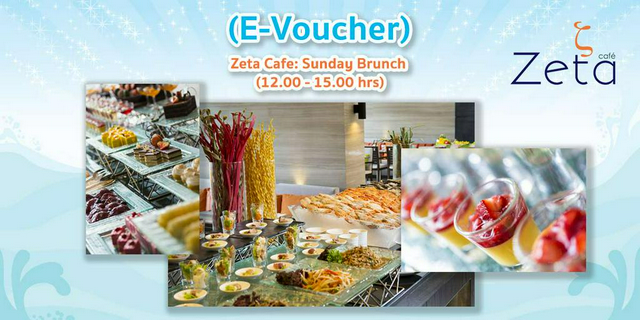 [ดีลส่วนลด] Zeta Cafe: Sunday Brunch (12.00 - 15.00)