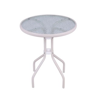 STEEL CANDY WHITE TABLE โต๊ะเหล็ก  CANDY สีขาว โต๊ะและเก้าอี้ เฟอร์นิเจอร์นอกบ้าน สวนและอุปกรณ์ตกแต่ง STEEL CANDY WHITE