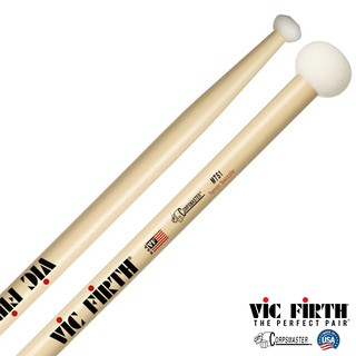 Vic Firth® ไม้กลอง MTS1SW ไม้กลองเทเนอร์มาร์ชชิ่ง หัวไม้กลอง 2 ด้าน ** Made in U.S.A. **