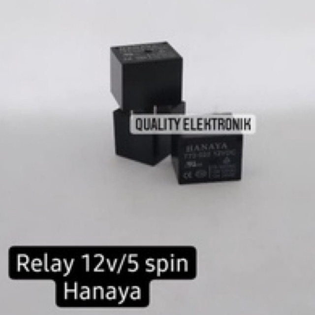 RELAY 12Volt 5 ขา HANAYA