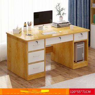 Computer desk home minimalist modern desk with drawer cabinet study table